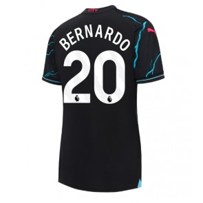 Lacne Ženy Futbalové dres Manchester City Bernardo Silva #20 2023-24 Krátky Rukáv - Tretina